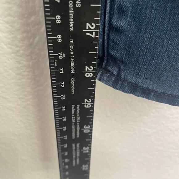 GAP Womens Jeans Size 28 Dark Wash High Rise Stretch Denim Blue Skinny Leg - Picture 7 of 11